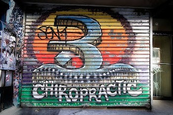 Chiropractic Graffiti, not at Sherman College of Chiropractic