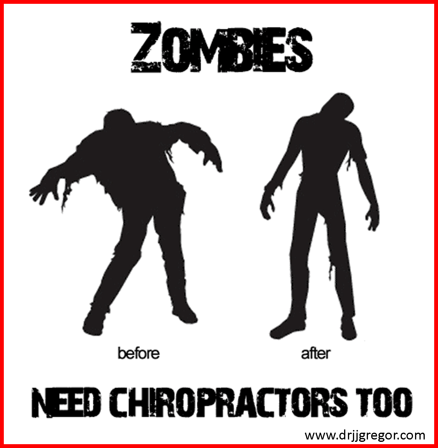 Halloween Chiropractic Zombie